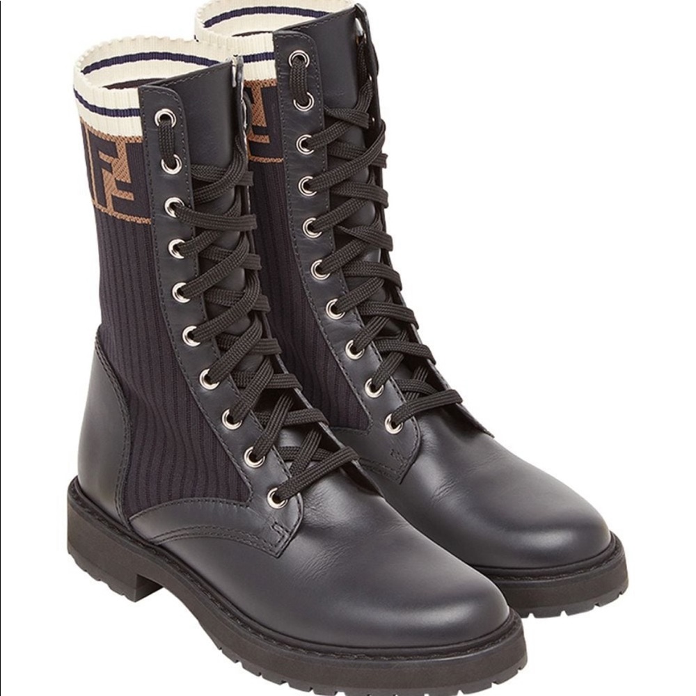 Fendi boots, worn once, sold out everywhere! Proof of purchase/ Authentication